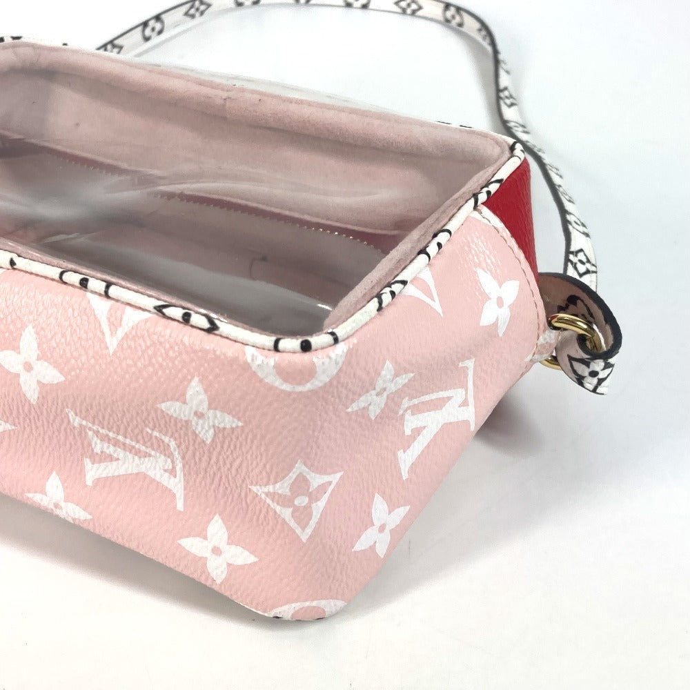 LOUIS VUITTON M67601 モノグラムジャイアント ビーチポーチ ハンドバッグ カバン 肩掛け ショルダーバッグ モノグラムジャイアントキャンバス レディース レッド