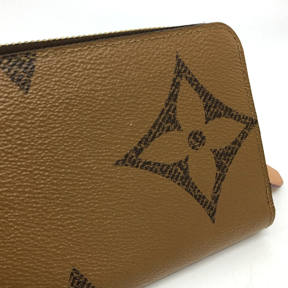 LOUIS VUITTON Ｍ67687 モノグラムジャイアント ジッピーウォレット 長財布 財布 ウォレット 長財布 モノグラムリバースキャンバス レディース ブラウン