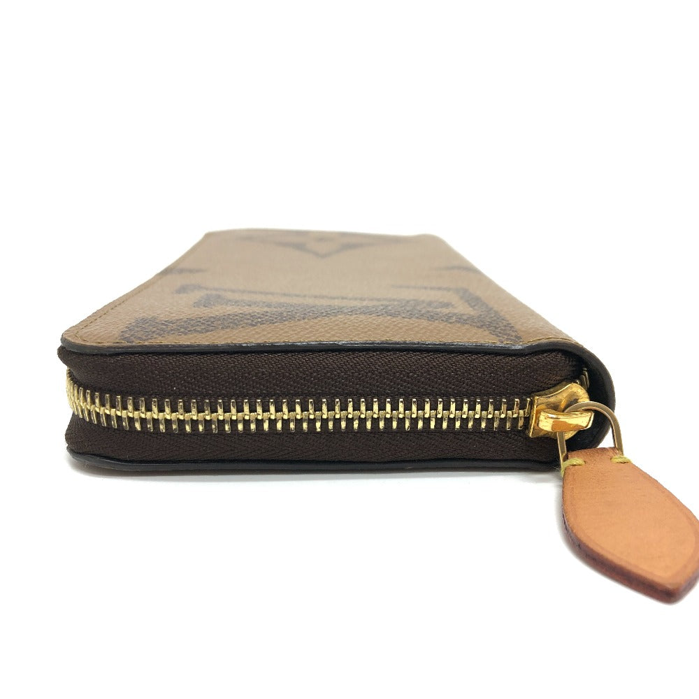 LOUIS VUITTON Ｍ67687 モノグラムジャイアント ジッピーウォレット 長財布 財布 ウォレット 長財布 モノグラムリバースキャンバス レディース ブラウン
