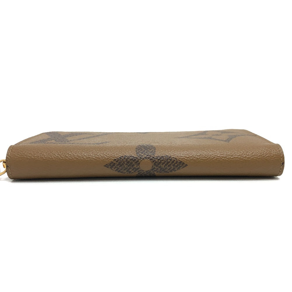 LOUIS VUITTON Ｍ67687 モノグラムジャイアント ジッピーウォレット 長財布 財布 ウォレット 長財布 モノグラムリバースキャンバス レディース ブラウン