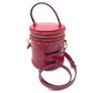 LOUIS VUITTON M53998 Monogram Vernis Cannes PM 2-Way Crossbody Handbag in Patent Leather, Rouge Red