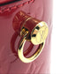 LOUIS VUITTON M53998 Monogram Vernis Cannes PM 2-Way Crossbody Handbag in Patent Leather, Rouge Red