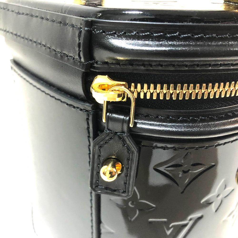 LOUIS VUITTON M53997 Monogram Vernis Cannes PM Handbag, Monogram Vernis, Women's, Noir, Black