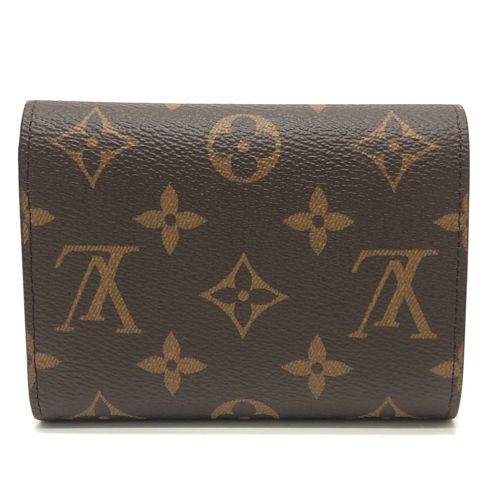 LOUIS VUITTON Ｍ62472 ポルトフォイユ･ヴィクトリーヌ 財布 ミニウォレット 3つ折り財布 モノグラムキャンバス レディース ブラウン