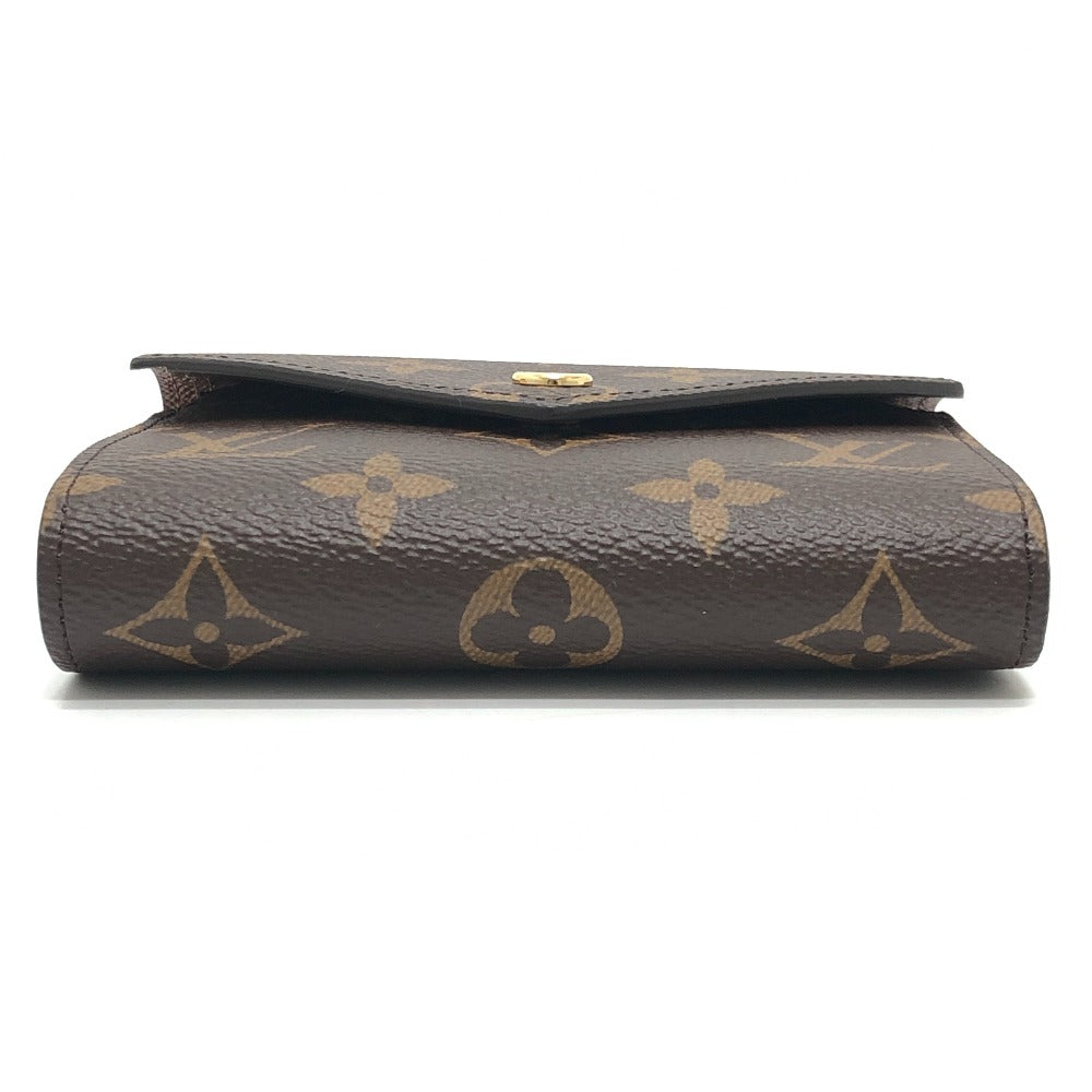 LOUIS VUITTON Ｍ62472 ポルトフォイユ･ヴィクトリーヌ 財布 ミニウォレット 3つ折り財布 モノグラムキャンバス レディース ブラウン