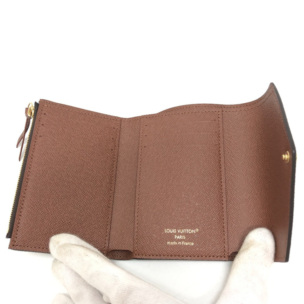 LOUIS VUITTON Ｍ62472 ポルトフォイユ･ヴィクトリーヌ 財布 ミニウォレット 3つ折り財布 モノグラムキャンバス レディース ブラウン