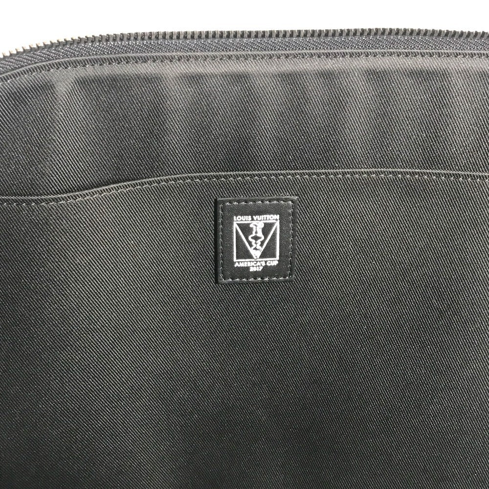 LOUIS VUITTON N41594　 アメリカズカップ ダミエグラフィット ポシェット・ジュールGM　 ポーチ カバン セカンドバッグ L字ファスナー クラッチバッグ ダミエグラフィットキャンバス ユニセックス ブラック