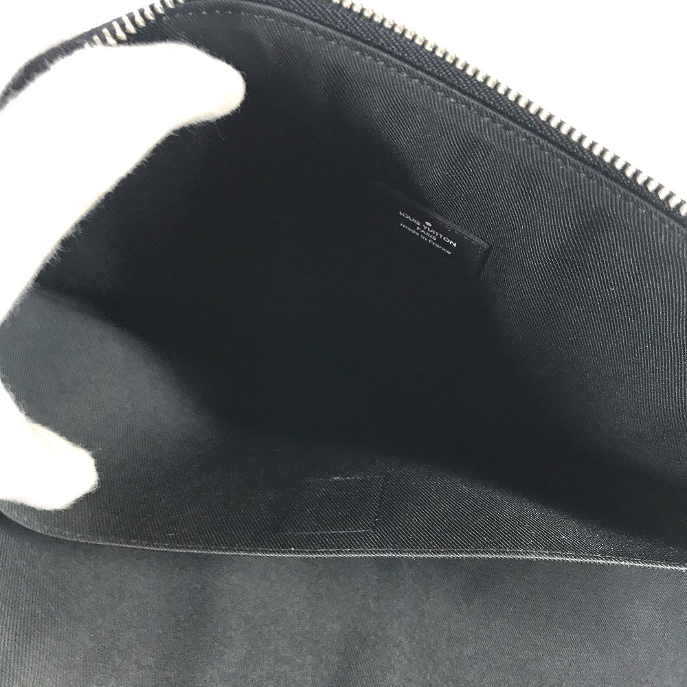 LOUIS VUITTON N41594　 アメリカズカップ ダミエグラフィット ポシェット・ジュールGM　 ポーチ カバン セカンドバッグ L字ファスナー クラッチバッグ ダミエグラフィットキャンバス ユニセックス ブラック