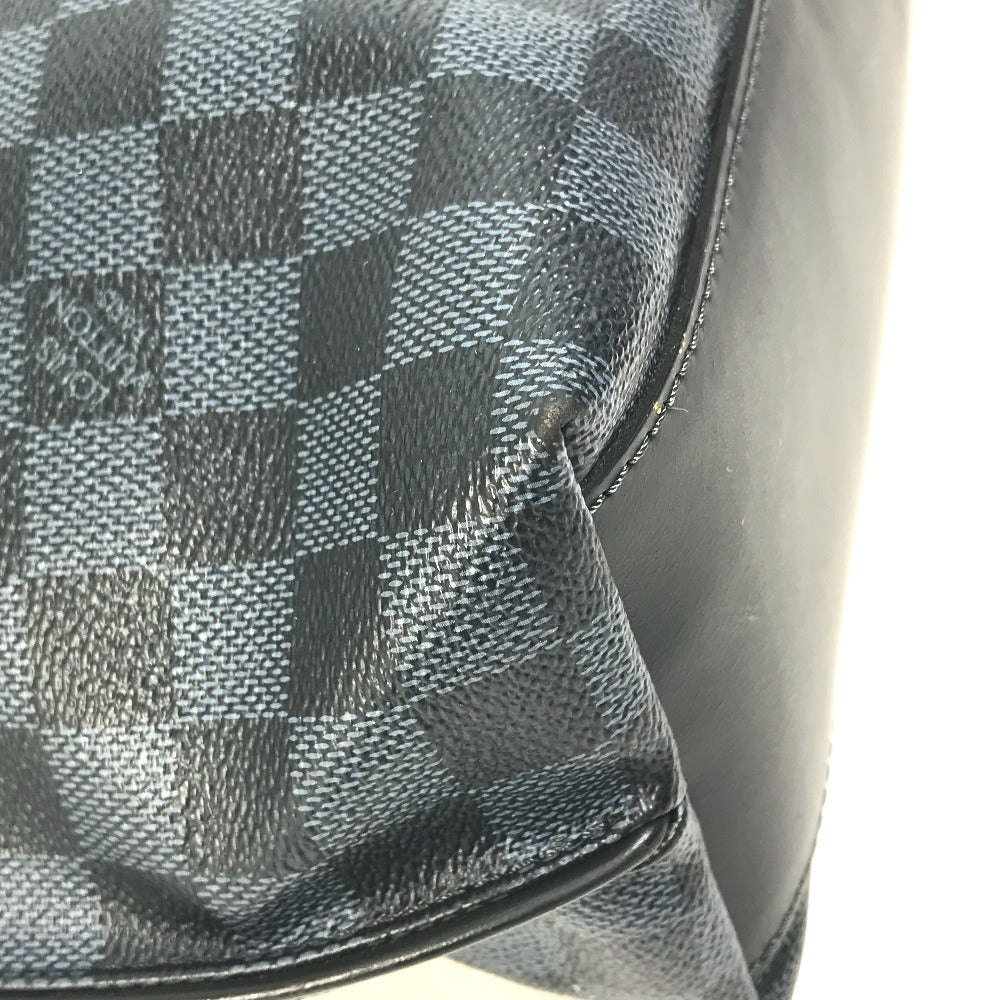 LOUIS VUITTON N41397 Damier Cobalt Cabas Voyage Shoulder Bag/Business Bag/Tote Bag in Damier Cobalt Canvas, Navy