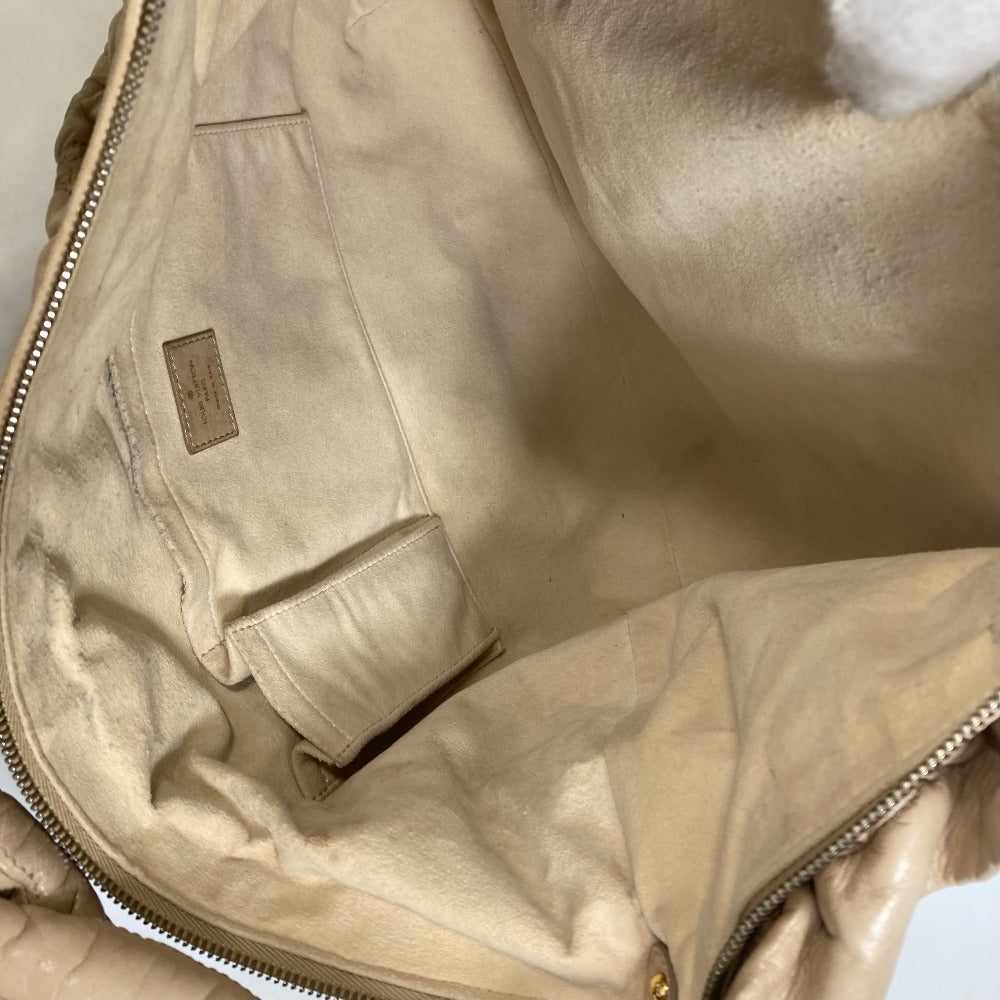 LOUIS VUITTON M95423 Monogram Olympe Nimbus GM Shoulder Bag in Ecru Beige Leather