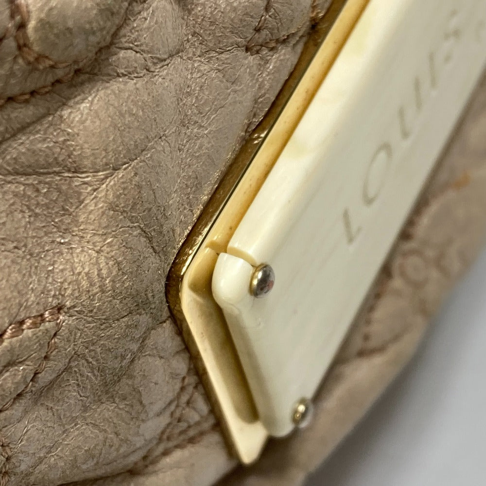 LOUIS VUITTON M95423 Monogram Olympe Nimbus GM Shoulder Bag in Ecru Beige Leather