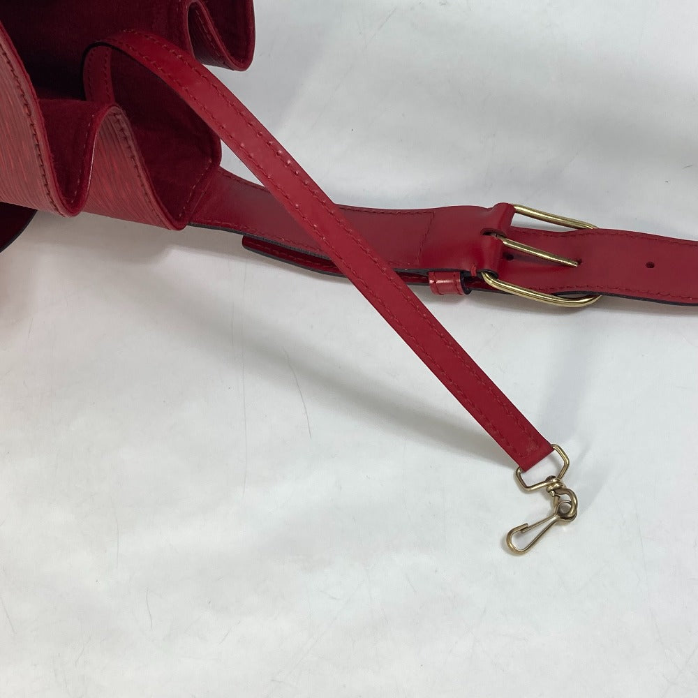 LOUIS VUITTON M80193 エピ サックデポール 肩掛け ショルダーバッグ エピレザー レディース カスティリアンレッド レッド