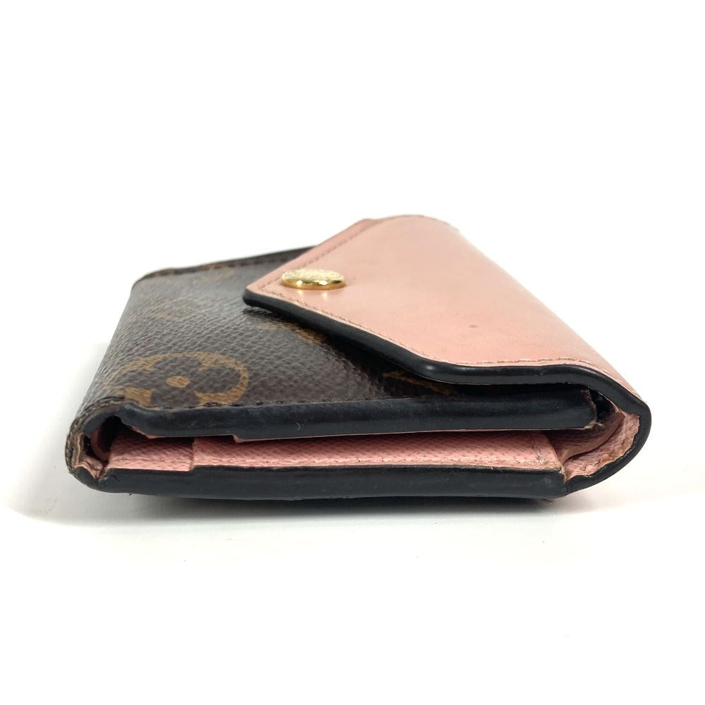 LOUIS VUITTON M62933 モノグラム ポルトフォイユゾエ コンパクトウォレット 財布 3つ折り財布 モノグラムキャンバス レディース ブラウン