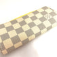 LOUIS VUITTON GI0388 Damier Azur Etui Lunette Woody Eyeglasses Sunglasses Case Pouch Damier Azur Canvas Men's Yellow