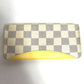 LOUIS VUITTON GI0388 Damier Azur Etui Lunette Woody Eyeglasses Sunglasses Case Pouch Damier Azur Canvas Men's Yellow