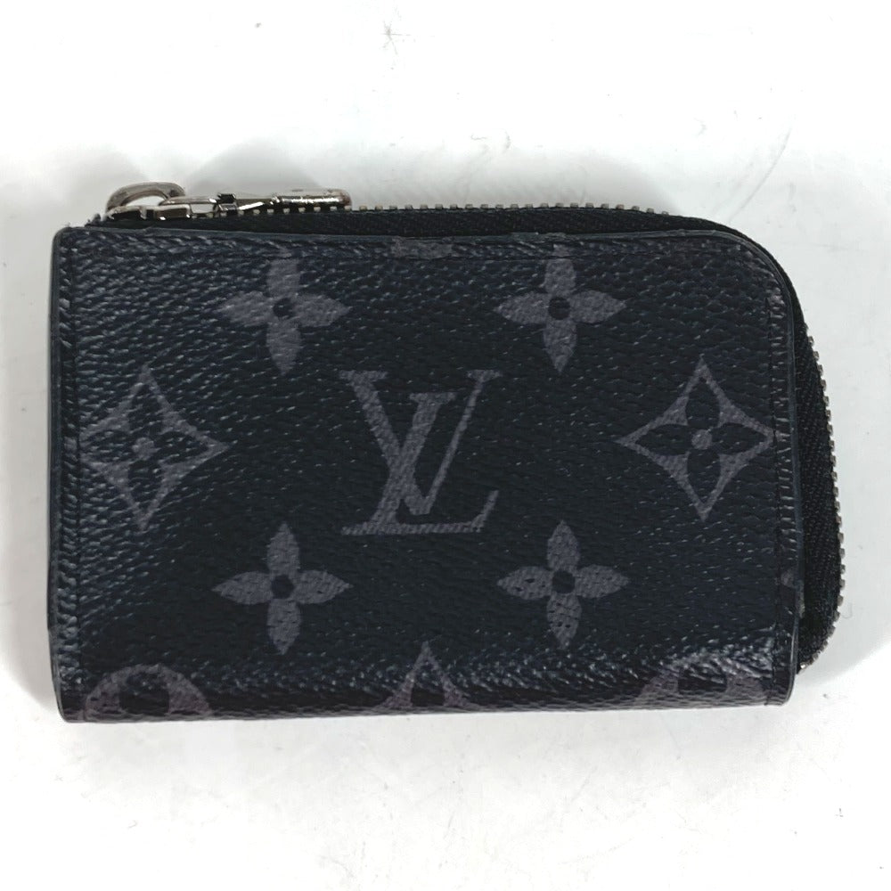 LOUIS VUITTON M63536 モノグラムエクリプス ポルトモネ ジュール 財布 小銭入れ L字ファスナー コインケース モノグラムエクリプスキャンバス メンズ ブラック