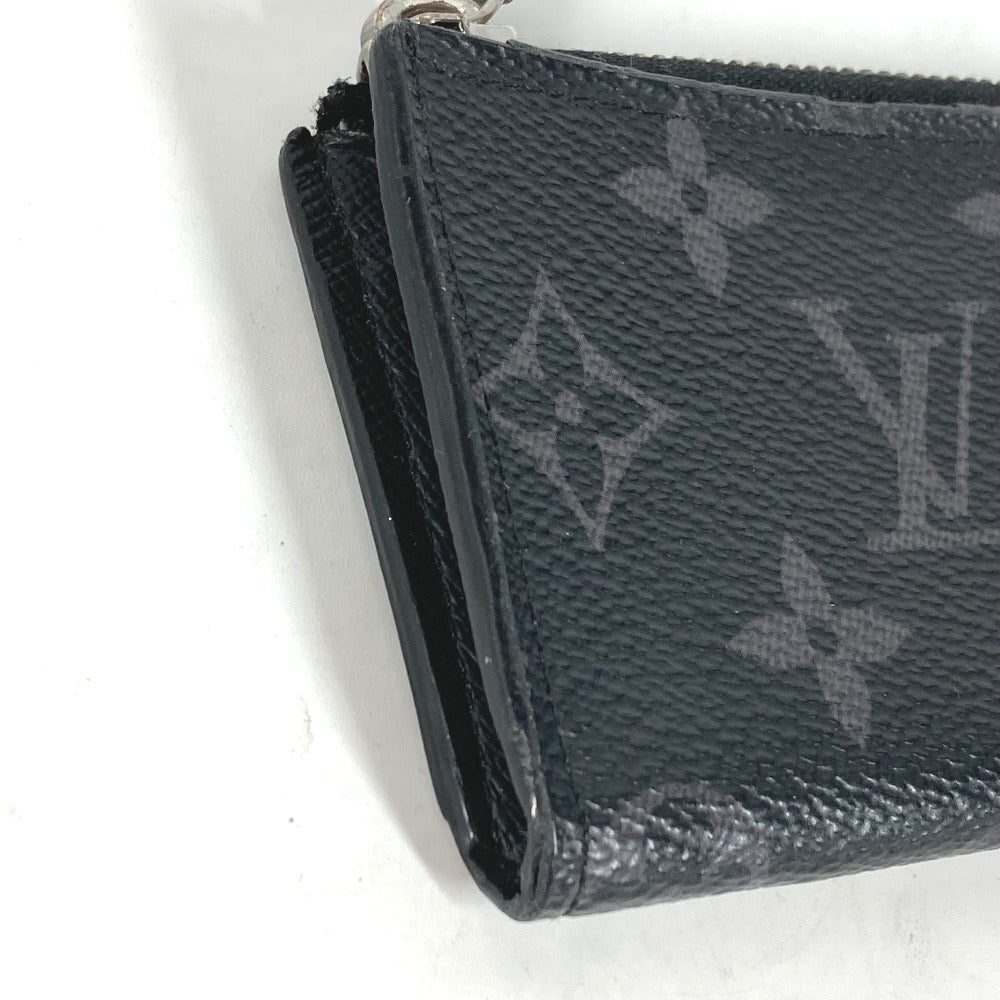 LOUIS VUITTON M63536 モノグラムエクリプス ポルトモネ ジュール 財布 小銭入れ L字ファスナー コインケース モノグラムエクリプスキャンバス メンズ ブラック
