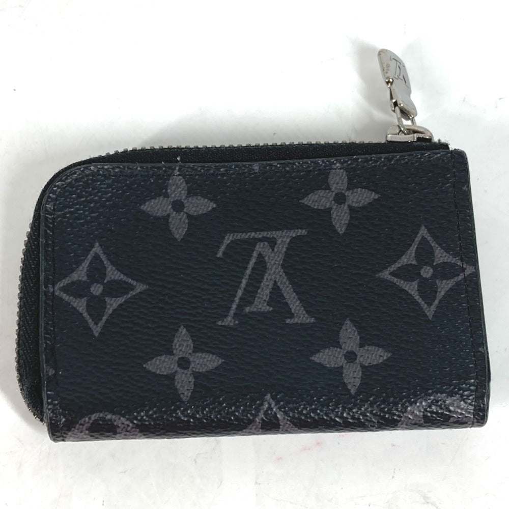 LOUIS VUITTON M63536 モノグラムエクリプス ポルトモネ ジュール 財布 小銭入れ L字ファスナー コインケース モノグラムエクリプスキャンバス メンズ ブラック