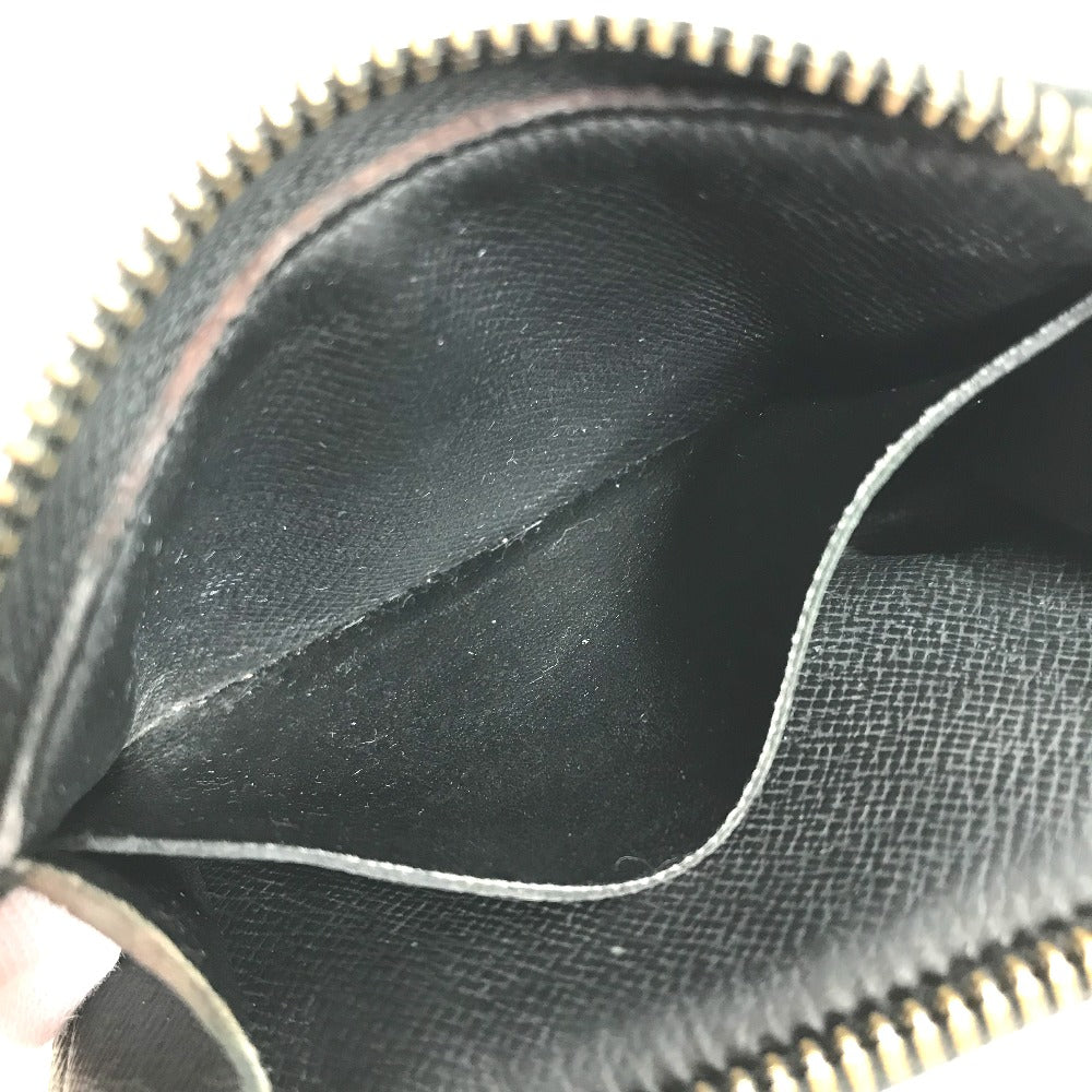 LOUIS VUITTON M63536 Monogram Eclipse Porte Monnaie Jour Wallet/Coin Case in Monogram Eclipse Canvas, Men's, Black