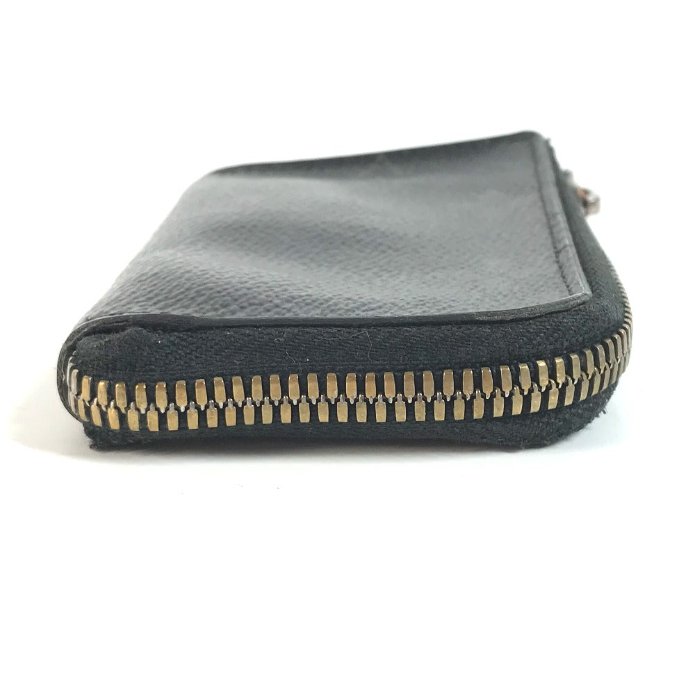 LOUIS VUITTON M63536 Monogram Eclipse Porte Monnaie Jour Wallet/Coin Case in Monogram Eclipse Canvas, Men's, Black