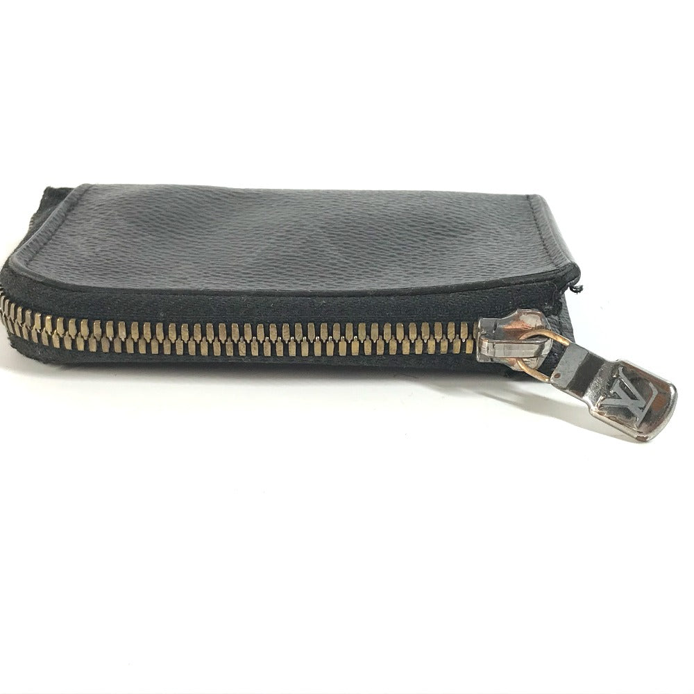 LOUIS VUITTON M63536 Monogram Eclipse Porte Monnaie Jour Wallet/Coin Case in Monogram Eclipse Canvas, Men's, Black