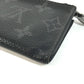 LOUIS VUITTON M63536 Monogram Eclipse Porte Monnaie Jour Wallet/Coin Case in Monogram Eclipse Canvas, Men's, Black