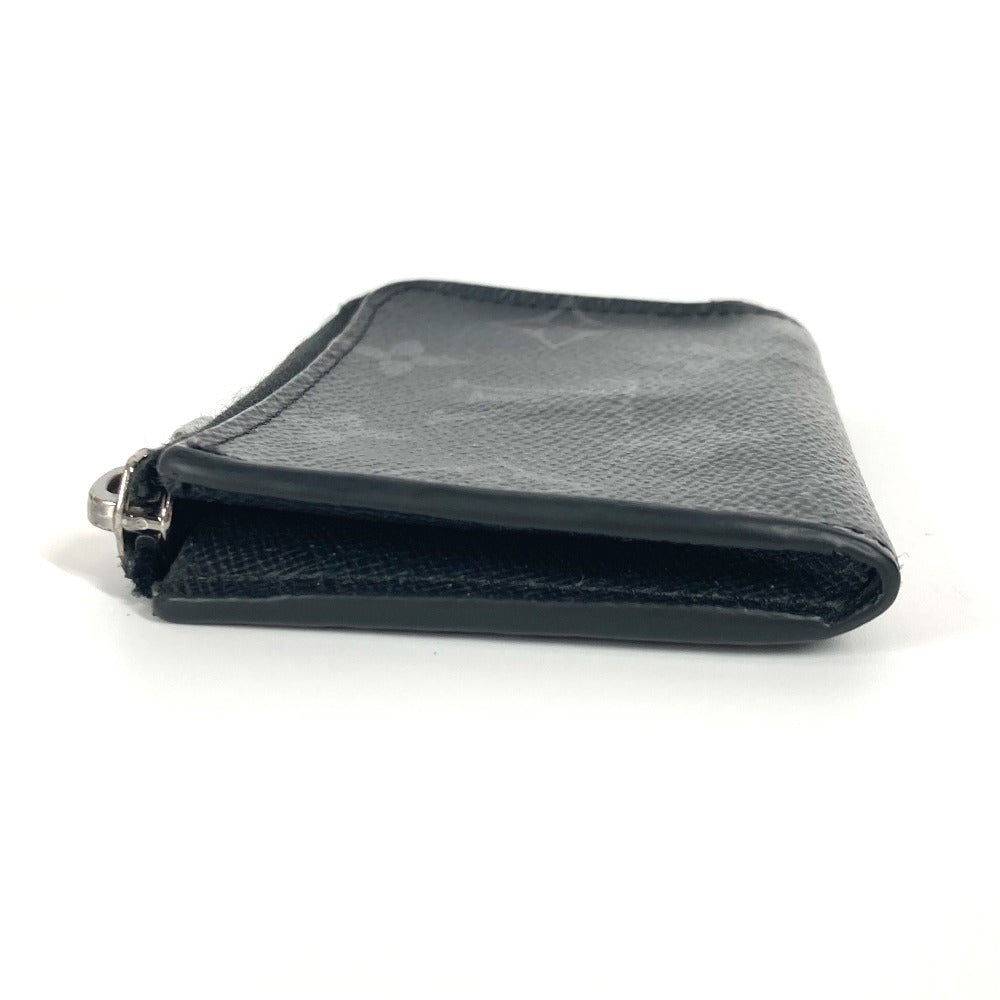 LOUIS VUITTON M63536 モノグラムエクリプス ポルトモネ ジュール 財布 小銭入れ L字ファスナー コインケース モノグラムエクリプスキャンバス ユニセックス ブラック