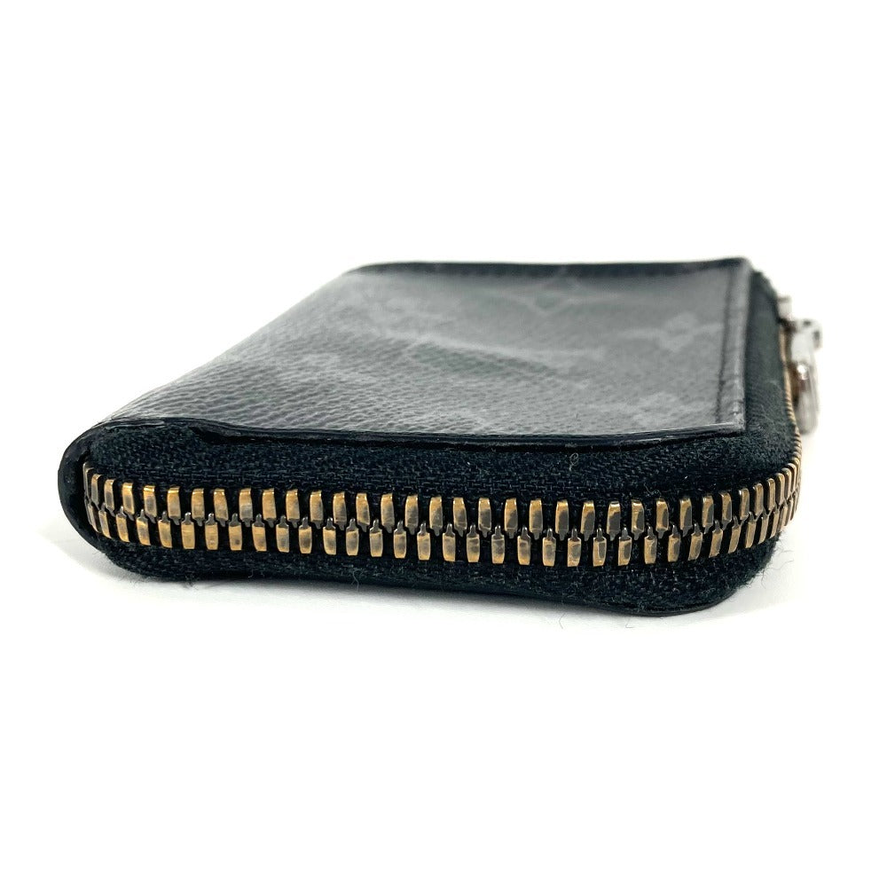 LOUIS VUITTON M63536 モノグラムエクリプス ポルトモネ ジュール 財布 小銭入れ L字ファスナー コインケース モノグラムエクリプスキャンバス ユニセックス ブラック