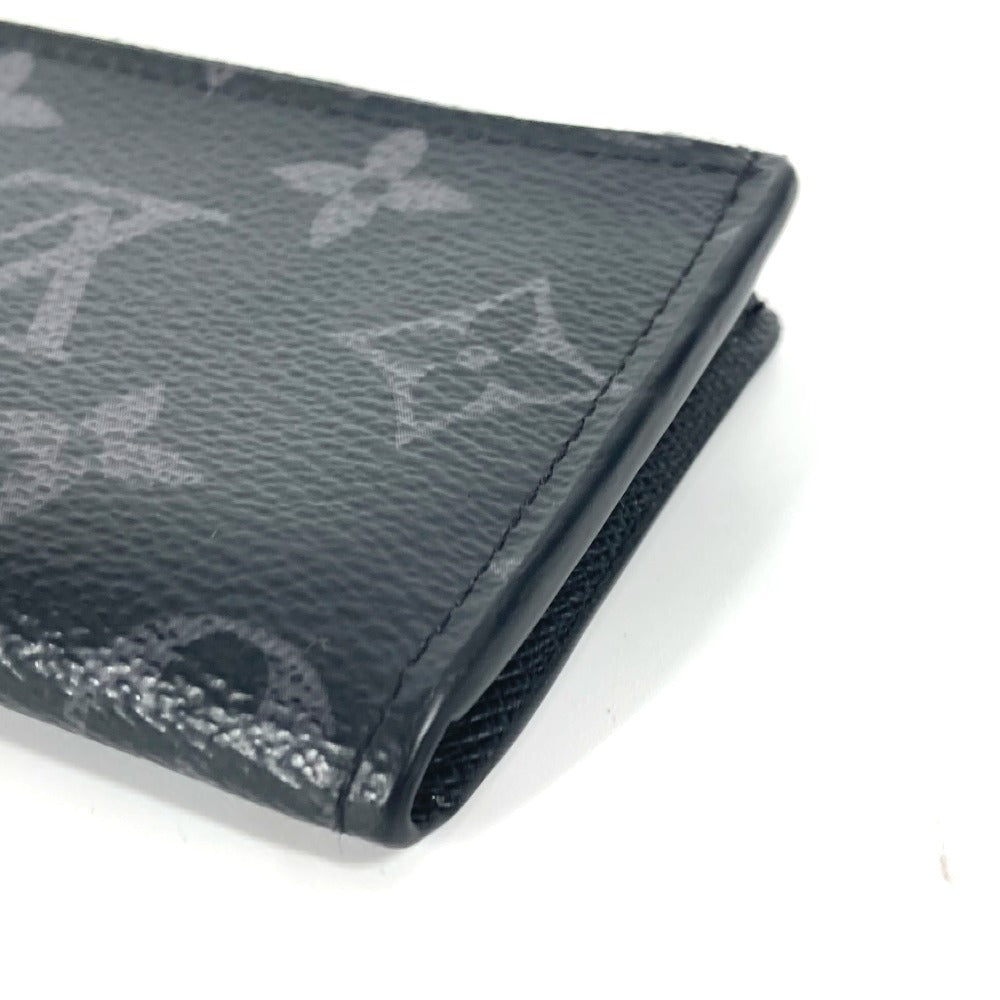 LOUIS VUITTON M63536 モノグラムエクリプス ポルトモネ ジュール 財布 小銭入れ L字ファスナー コインケース モノグラムエクリプスキャンバス ユニセックス ブラック