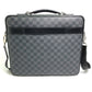 LOUIS VUITTON N58030 Damier Graphite Crossbody Steve Bag 2-Way Shoulder Bag Business Bag Damier Graphite Canvas Men's Black