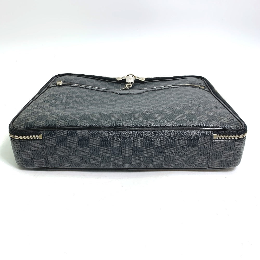 LOUIS VUITTON N58030 Damier Graphite Crossbody Steve Bag 2-Way Shoulder Bag Business Bag Damier Graphite Canvas Men's Black