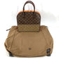 LOUIS VUITTON M41234 モノグラム スタッズ アイコノクラスト クリスチャンルブタンコラボ トートバッグ カバン ハンドバッグ モノグラムキャンバス/ハラコ レディース ブラウン