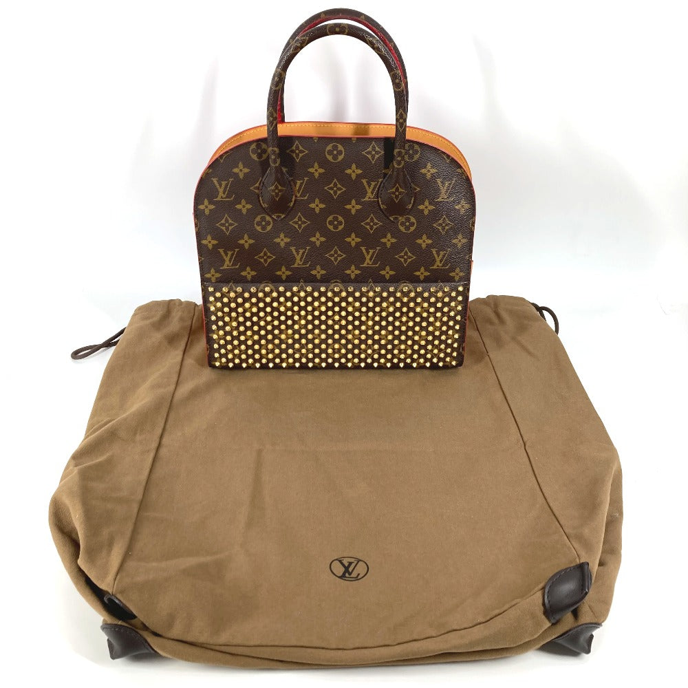 LOUIS VUITTON M41234 モノグラム スタッズ アイコノクラスト クリスチャンルブタンコラボ トートバッグ カバン ハンドバッグ モノグラムキャンバス/ハラコ レディース ブラウン
