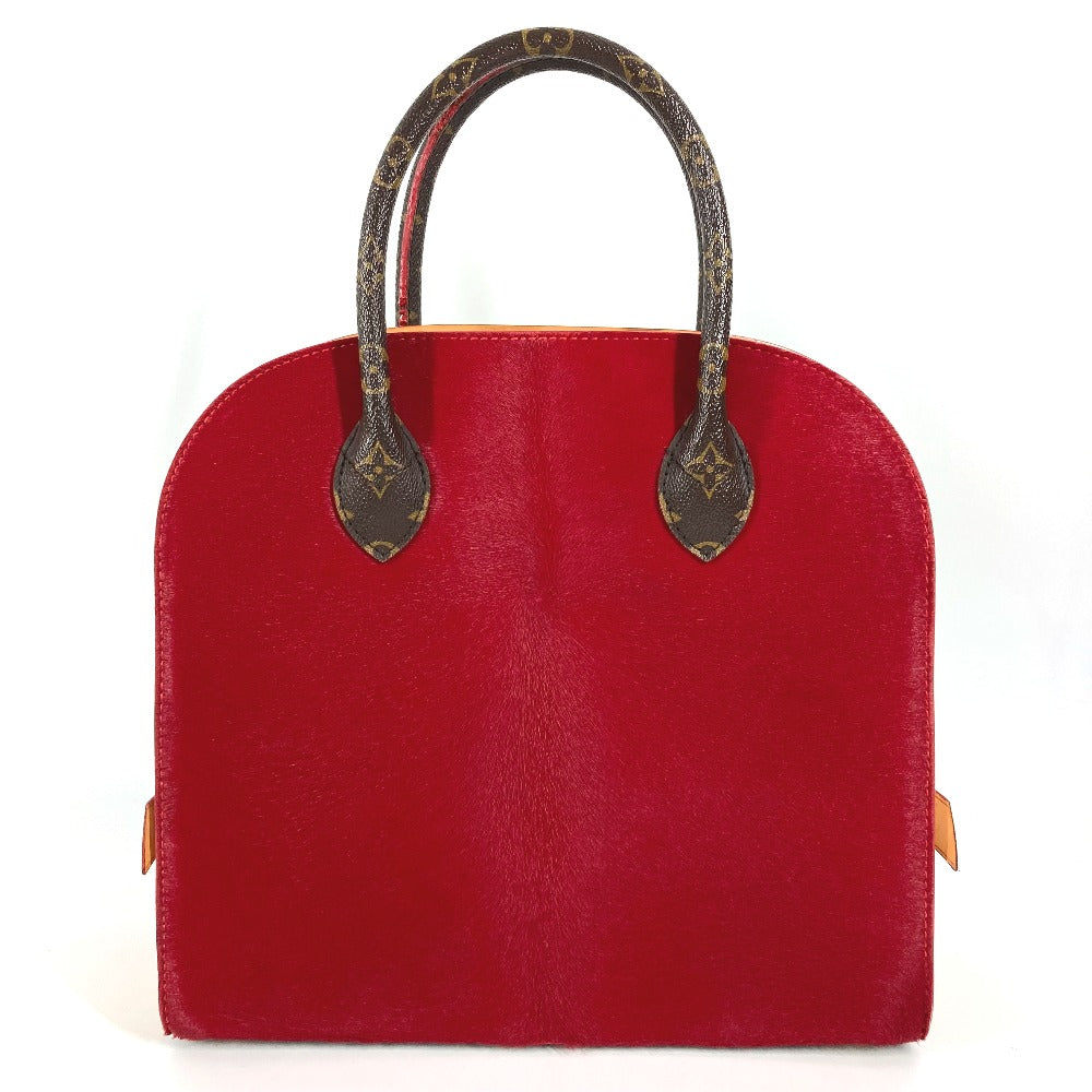 LOUIS VUITTON M41234 モノグラム スタッズ アイコノクラスト クリスチャンルブタンコラボ トートバッグ カバン ハンドバッグ モノグラムキャンバス/ハラコ レディース ブラウン