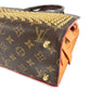 LOUIS VUITTON M41234 モノグラム スタッズ アイコノクラスト クリスチャンルブタンコラボ トートバッグ カバン ハンドバッグ モノグラムキャンバス/ハラコ レディース ブラウン