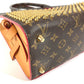 LOUIS VUITTON M41234 モノグラム スタッズ アイコノクラスト クリスチャンルブタンコラボ トートバッグ カバン ハンドバッグ モノグラムキャンバス/ハラコ レディース ブラウン