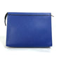LOUIS VUITTON M30575 タイガ ポシェットヴォワヤージュ MM カバン ポーチ セカンドバッグ タイガレザー メンズ タイガコバルト ブルー