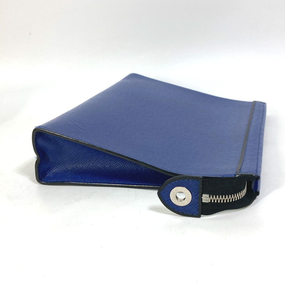LOUIS VUITTON M30575 タイガ ポシェットヴォワヤージュ MM カバン ポーチ セカンドバッグ タイガレザー メンズ タイガコバルト ブルー