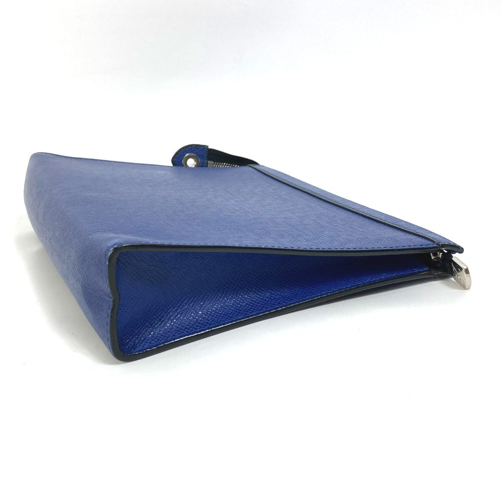 LOUIS VUITTON M30575 タイガ ポシェットヴォワヤージュ MM カバン ポーチ セカンドバッグ タイガレザー メンズ タイガコバルト ブルー