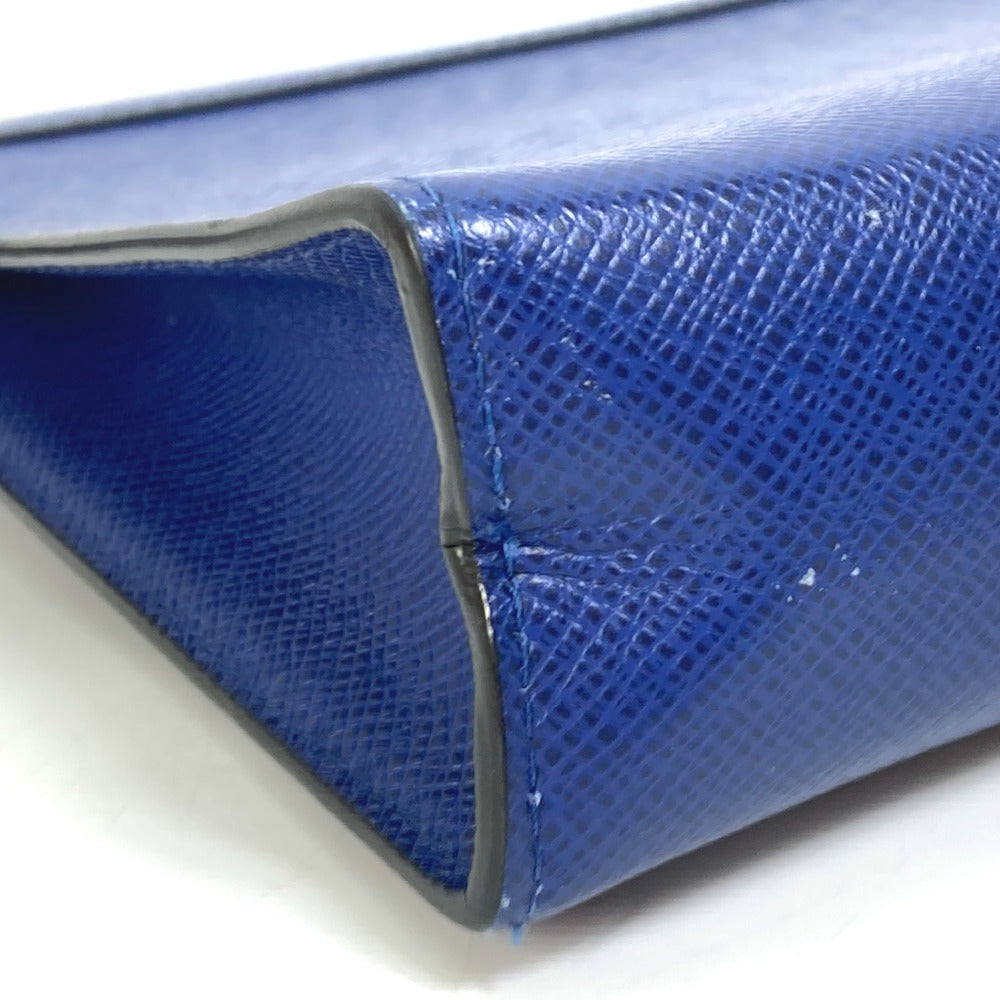 LOUIS VUITTON M30575 タイガ ポシェットヴォワヤージュ MM カバン ポーチ セカンドバッグ タイガレザー メンズ タイガコバルト ブルー