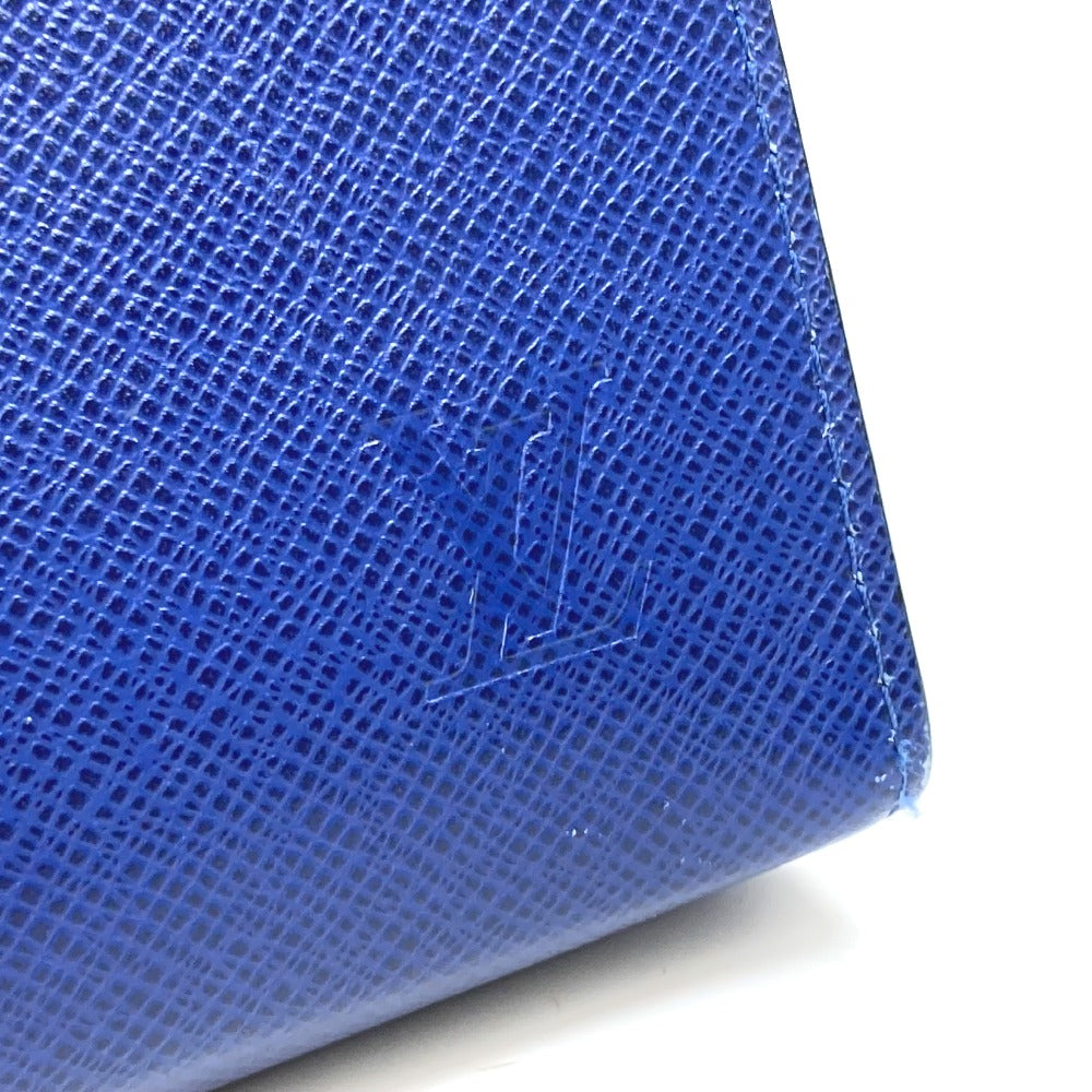 LOUIS VUITTON M30575 タイガ ポシェットヴォワヤージュ MM カバン ポーチ セカンドバッグ タイガレザー メンズ タイガコバルト ブルー