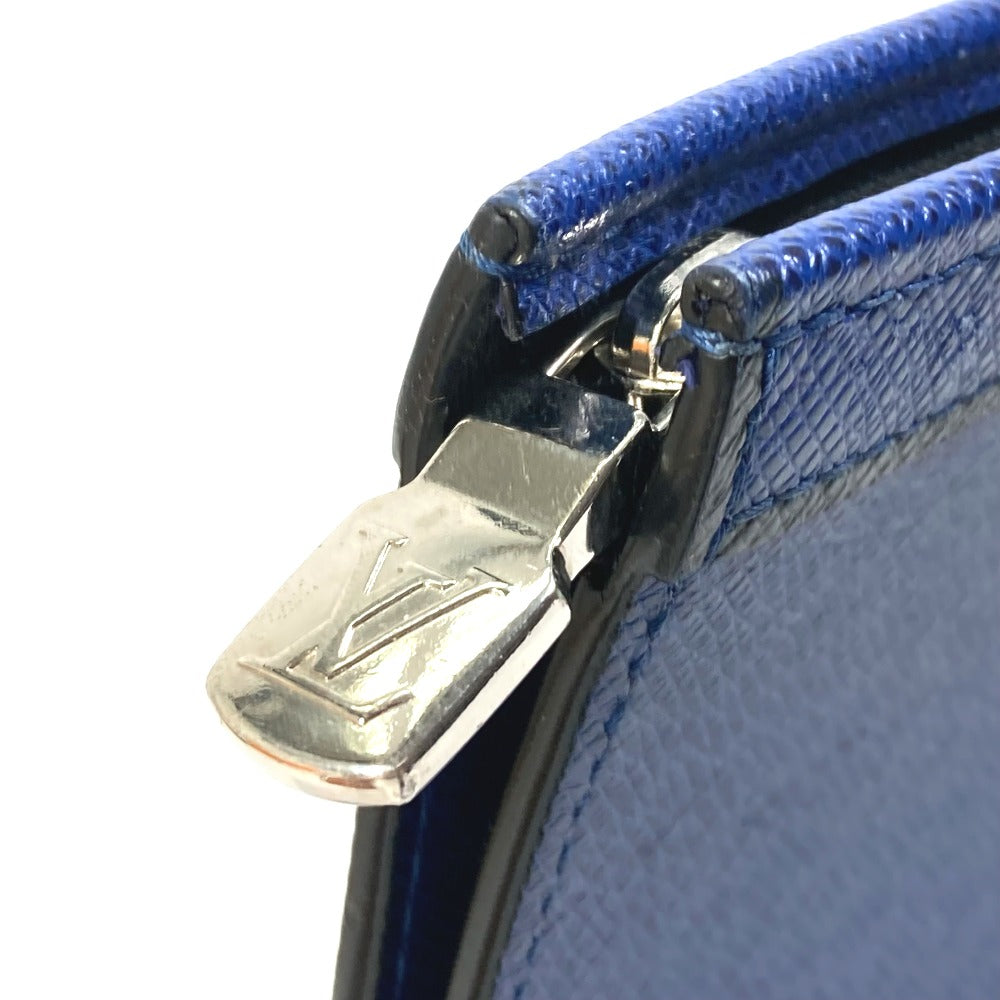 LOUIS VUITTON M30575 タイガ ポシェットヴォワヤージュ MM カバン ポーチ セカンドバッグ タイガレザー メンズ タイガコバルト ブルー