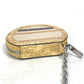 LOUIS VUITTON M52747 Micro Boite Chapeau Wallet with Chain, Beige Leather Coin Case, Men's, Shinjuku Isetan Exclusive