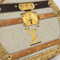 LOUIS VUITTON M52747 Micro Boite Chapeau Wallet with Chain, Beige Leather Coin Case, Men's, Shinjuku Isetan Exclusive