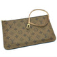 LOUIS VUITTON M45198 Monogram Reverse Video Print Carry It Shoulder Bag/Tote Bag in Monogram Reverse Canvas, Women's, Brown