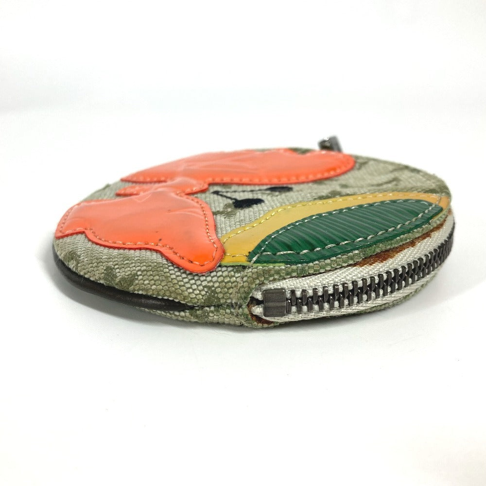 LOUIS VUITTON M92271 モノグラムミニ コントドゥフェ・ポルトモネ・ロン 丸型 財布 小銭入れ 蝶 コインケース モノグラムミニキャンバス ユニセックス カーキ