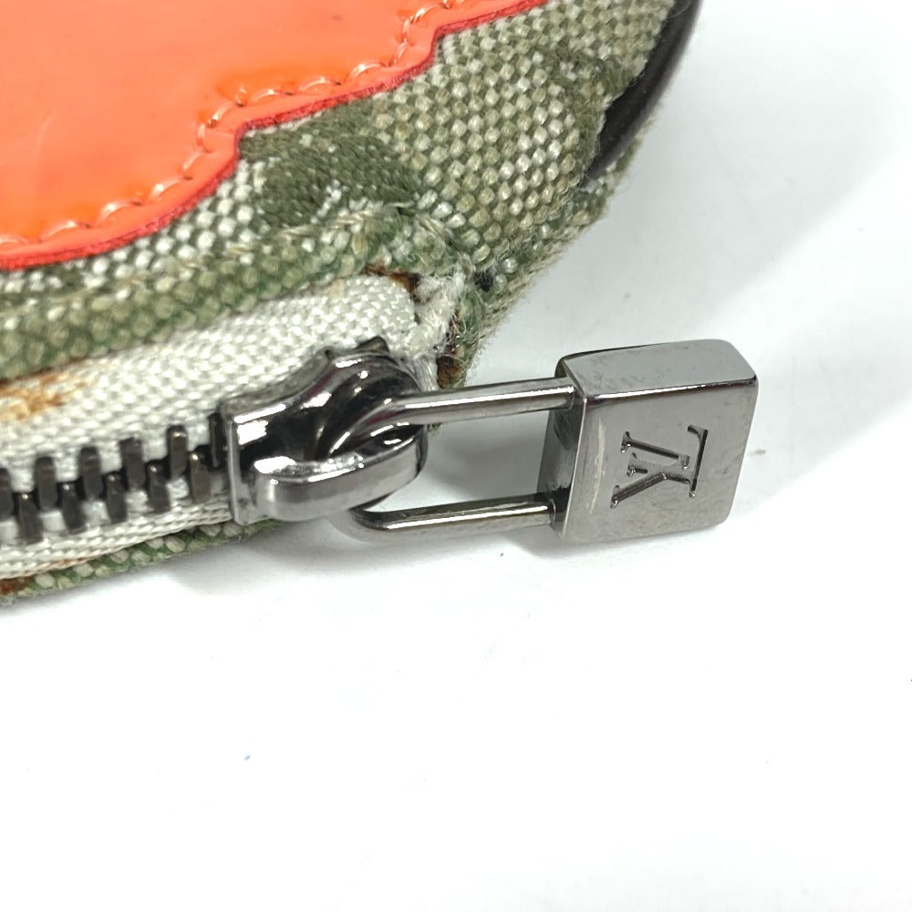 LOUIS VUITTON M92271 モノグラムミニ コントドゥフェ・ポルトモネ・ロン 丸型 財布 小銭入れ 蝶 コインケース モノグラムミニキャンバス ユニセックス カーキ