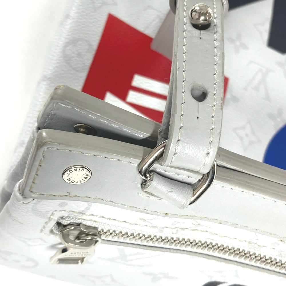 LOUIS VUITTON M44627 モノグラムホワイト フラットヴェルティカルトート 2WAYバッグ カバン ショルダーバッグ 斜め掛け トートバッグ モノグラムキャンバス メンズ ホワイト