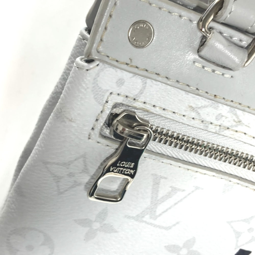 LOUIS VUITTON M44627 モノグラムホワイト フラットヴェルティカルトート 2WAYバッグ カバン ショルダーバッグ 斜め掛け トートバッグ モノグラムキャンバス メンズ ホワイト