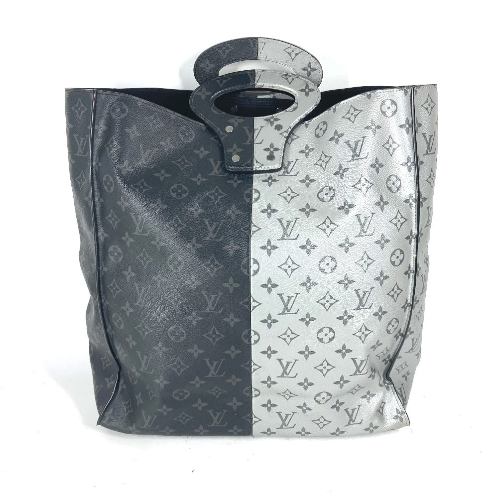 LOUIS VUITTON M43816 モノグラムエクリプス スプリット トート ハンドバッグ カバン バイカラー バッグ トートバッグ モノグラムエクリプスキャンバス メンズ ブラック